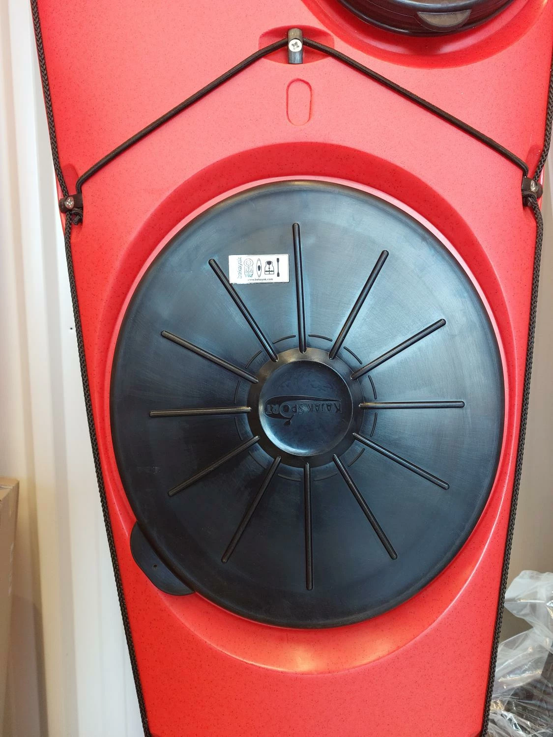 Couvercle De Trappe Arrière Ovale Compatible NORTH SHORE / VALLEY-34x30 VCP Original - KAJAKSPORT