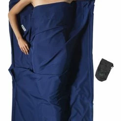 Drap De Sac De Couchage Microfibre - Mummy Liner Twilight Blue - COCOON