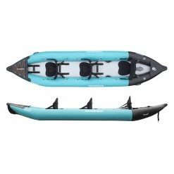 Kayak Gonflable Autovideur 2 à 3 Places - Koloa 400 - AQUADESIGN