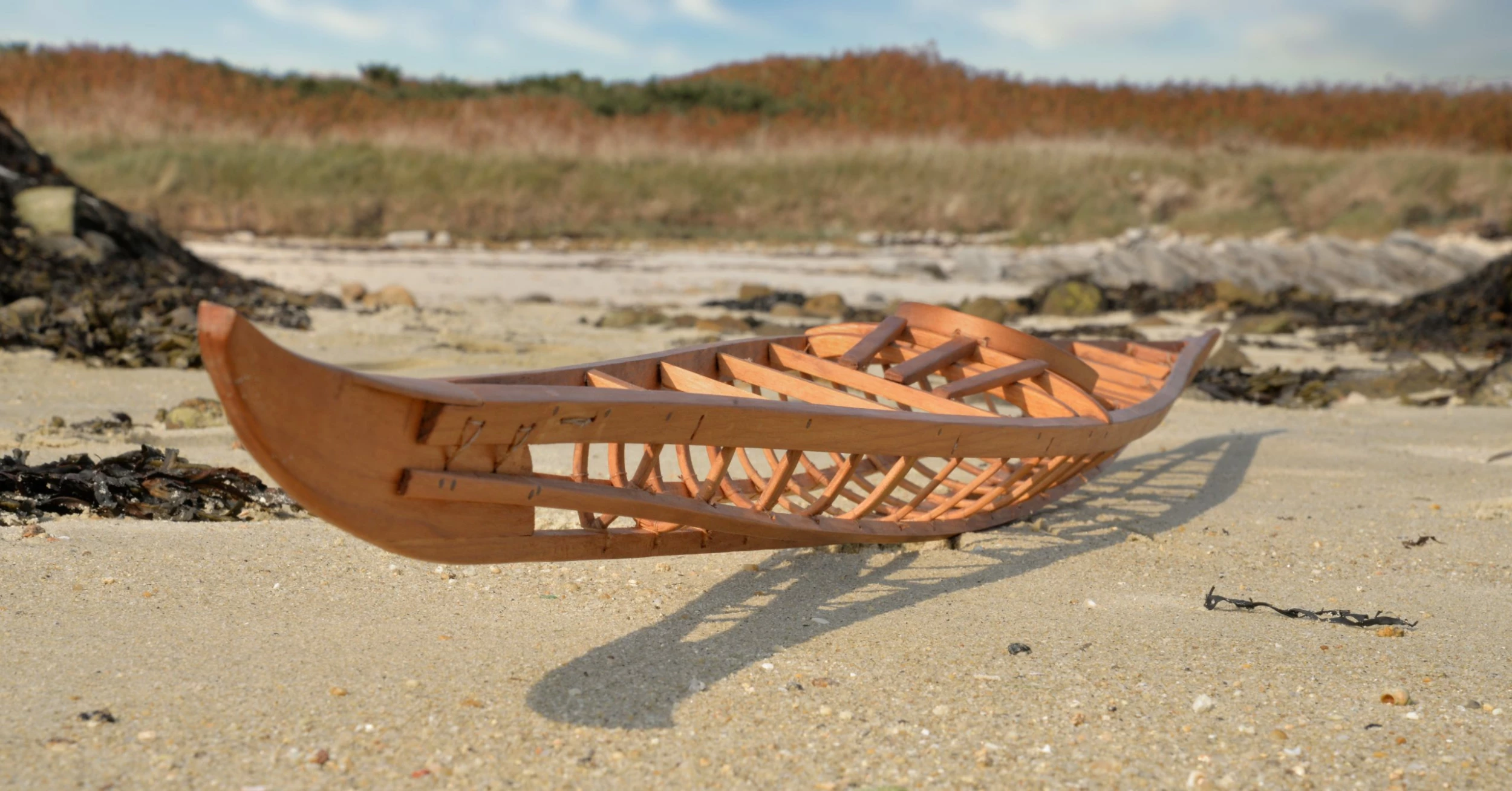 Maquette Kayak Bois East Greenland ARCHAIS BOATS