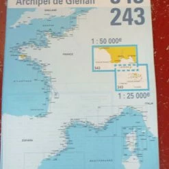 Carte Marine 543 - 243 Audierne/Les Glénan NAVICARTE