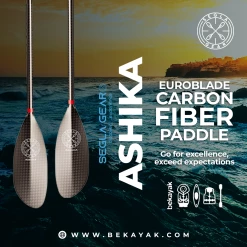Pagaie Kayak De Mer Carbone 2 Parties - Ashika - SEGLA GEAR PADDLE