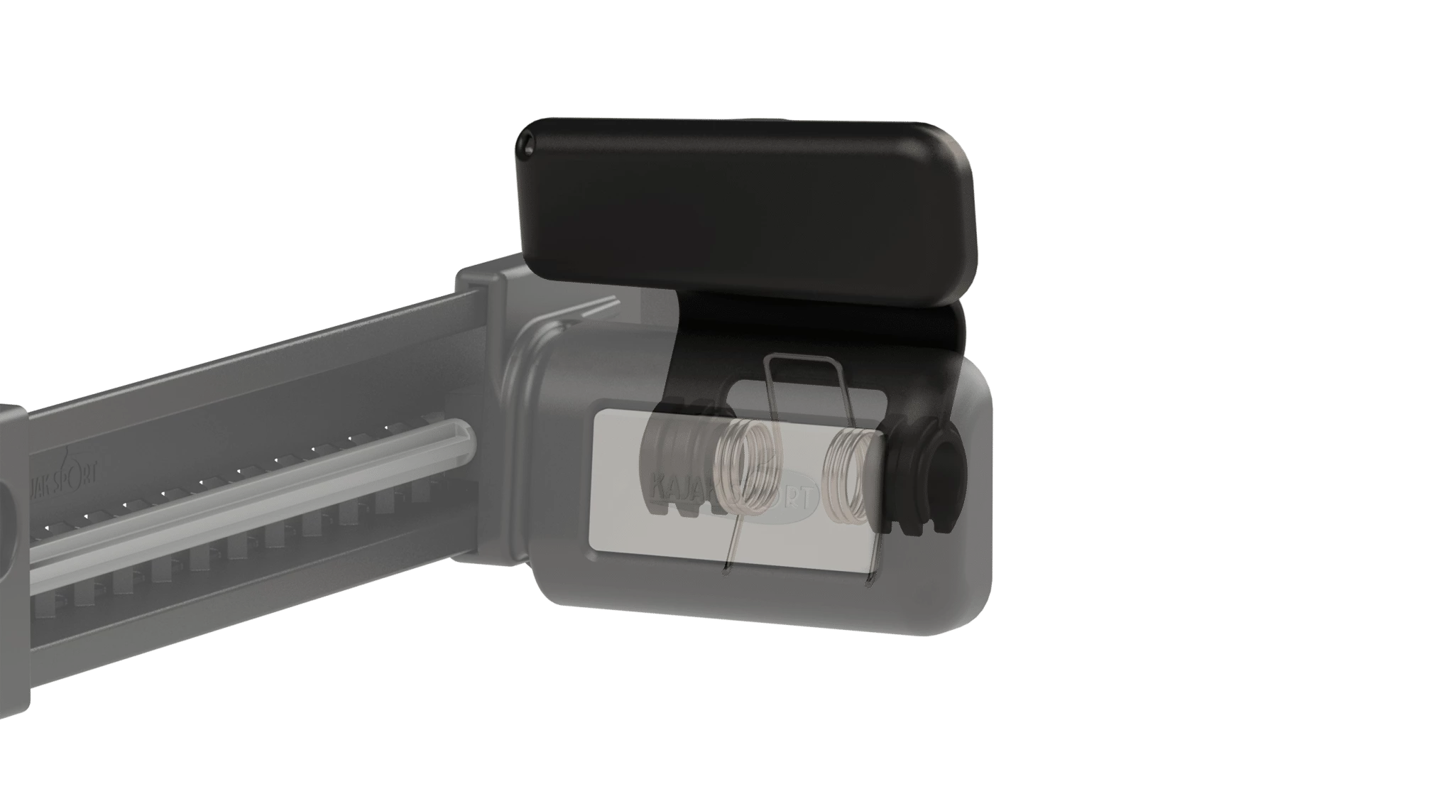 Paire De Pédales Doubles Pour Gouvernail Kayak - KS Steering Parts For Footrest 2 - KAJAKSPORT – Image 2