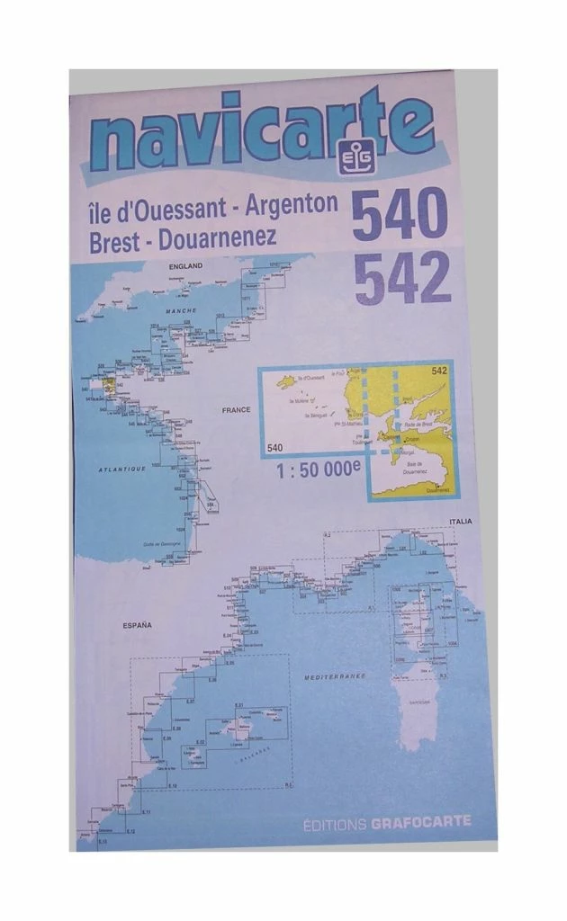 Carte Marine Argenton/Ile D'Ouessant NAVICARTE